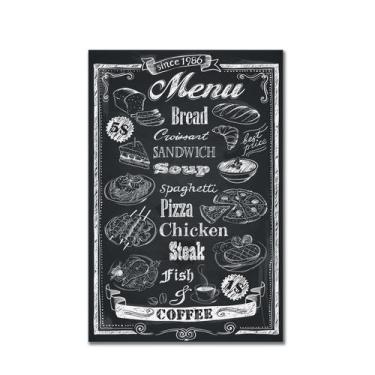 Imagem de Placa Decorativa MDF Frase Giz Menu Restaurante - Quartinhos