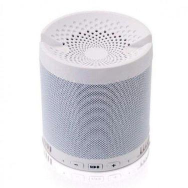 Imagem de Caixa De Som Bluetooth Portátil Q3 Sd Fm P2 Branco Suporte - Feitun