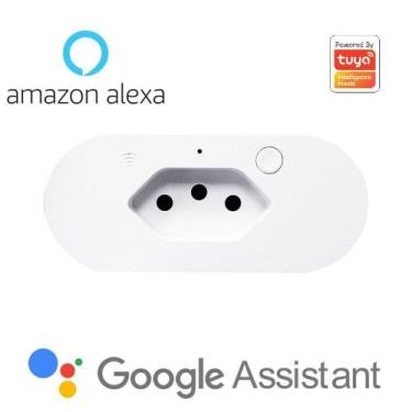Imagem de Tomada Inteligente Wifi Smart Home Google Assistant A lexa Tuya - LUAT