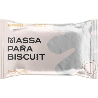 Imagem de Massa de Porcelana Fria Biscuit 900G Branco - INK WAY