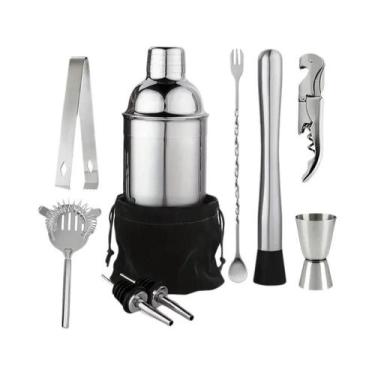 Imagem de Conjunto De Coqueteleiras De Aço Inoxidável, Kit De Bartender Com 1/3/