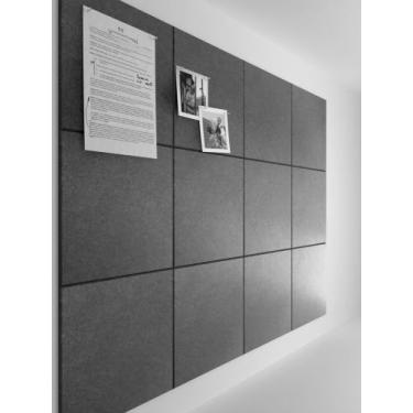 Imagem de Placa de cortiça Bumusty Large 120x90cm com abas adesivas e pinos