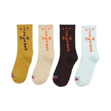 Imagem de Conjunto De Meias Masculinas De Comprimento Médio Com Cano Alto, 6 Par