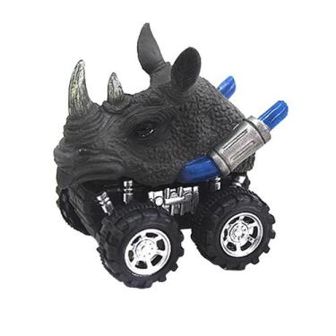 Imagem de Carros de brinquedo de dinossauros para crianças puxar para trás brinq