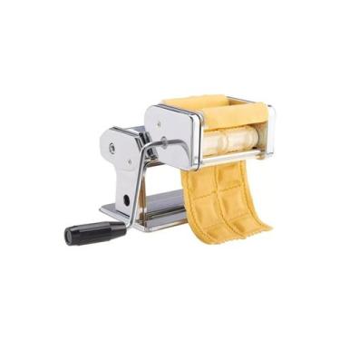 Imagem de Máquina de macarrão Ravioli GENERICO com manivela 21x20x15 cm - Lightb