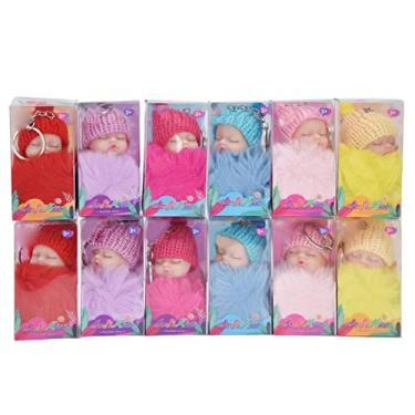 Imagem de Bonecas Minúsculas, Bonito Requintado Cores Brilhantes Princesa Bonecas Chaveiro para Bolsa Pingente Charme Diy