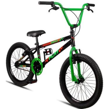Imagem de Bicicleta Aro 20 Bmx Infantil Flay Aro Aero - Preto+Verde
