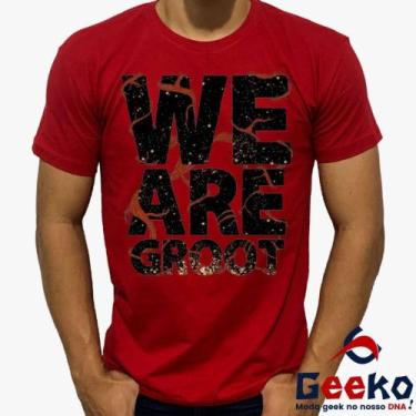 Imagem de Camiseta Groot 100% Algodão Guardiões da Galáxia - We Are Groot  Guard