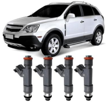 Imagem de Kit 4 bicos injetores baixa captiva malibu 2.4 16v 2008-2016 - HD