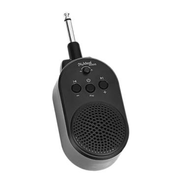 Imagem de simhoa Mini amplificador de guitarra elétrica 5W Amplificador elétrico Clean Distortion Concert Profissional Indoor Daily Practice Mini de guitarra