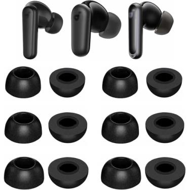 Imagem de ALXCD Fones de ouvido de espuma compatíveis com fones de ouvido Soundcore P20i P30i P40i, P/M/G, 3 tamanhos, 6 pares de pontas de ouvido de espuma viscoelástica macia, compatíveis com Soundcore P20i