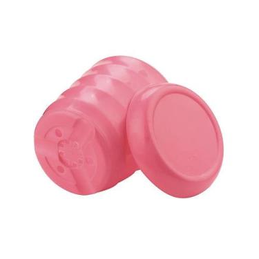 Imagem de Mini vaso de flores de plástico colorido planta suculenta vaso de flor