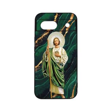 Imagem de qizjio San Judas Capa protetora à prova de choque para Google Pixel 8A