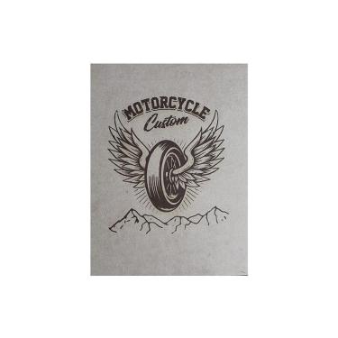 Imagem de Placa Decorativa Adesiva Não É Segredo Roda Mdf 30X40 Ns0402