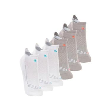 Imagem de Kit com 6 Pares de Meias Performance Running Lupo 3276-002 Colorido, C