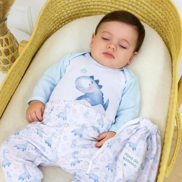 Imagem de Pijama Bebê em Cotton Macio Conforto e Alegria para Sonhos Leves e Esp