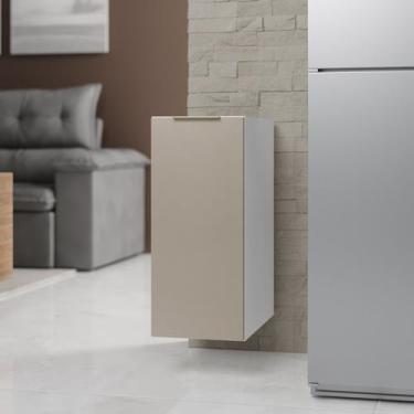 Imagem de Balcão Suspenso 1 Porta 30cm sem Tampo Ipanema CabeCasa MadeiraOrigina