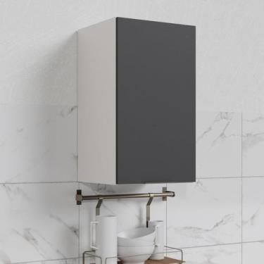 Imagem de Armário Aéreo 1 Porta 40cm Puxador 150cm Ipanema CabeCasa MadeiraOrigi