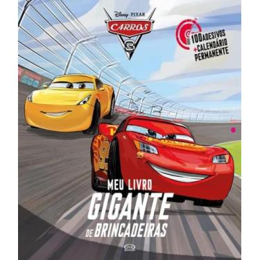 Imagem de Livro - Carros 3: meu livro gigante de brincadeiras