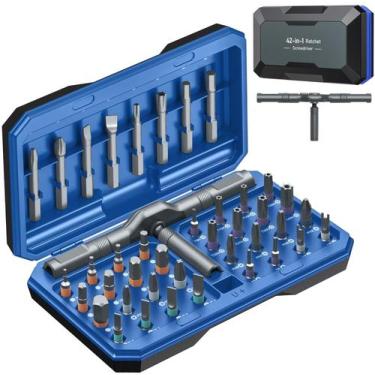 Imagem de Conjunto de chaves de fenda AMIR 42 em 1 com 40 bits magnéticos e esto