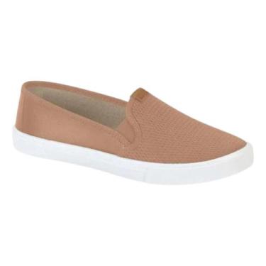 Imagem de Tênis Feminino Moleca Nude Napa Tressê Casual Conforto, Nude, 37