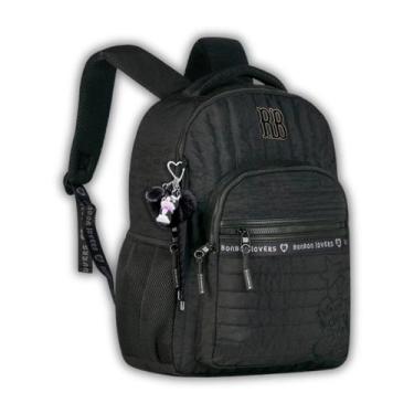 Imagem de Mochila Costas Rebecca Bonbon Passeio Meninas Escolar Teen, Preto