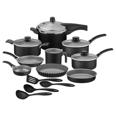 Imagem de Jogo Panelas 13 Peças Tramontina Turim Com Frigideiras Antiaderentes E