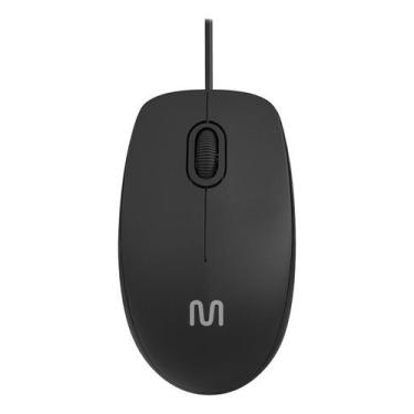 Imagem de Mouse Com Fio Slim Silencioso Usb 1200dpi Multilaser Mo386