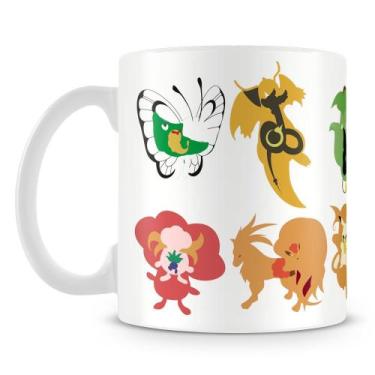 Imagem de Caneca Personalizada Evoluções Pokémon em Porcelana - Amo Canecas