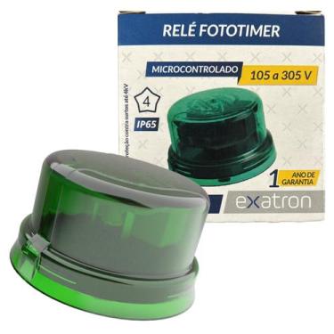 Imagem de Rele Fototimer Fotocontrolador Temporizado Bivolt IP65 - EXATRON