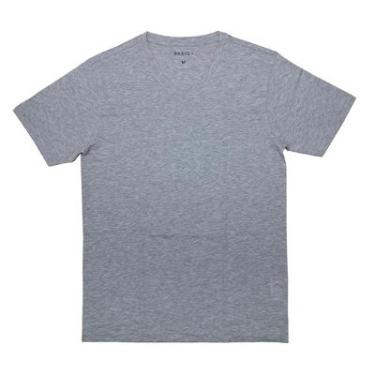 Imagem de Camiseta Embalada M/C Basic+ Mescla Gola V GG