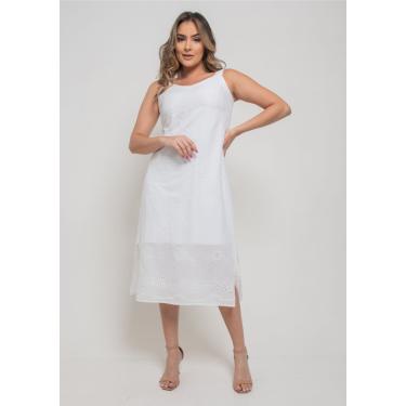 Imagem de Vestido Pau a Pique Regata Laise Branco
