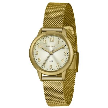 Imagem de Relógio Lince Feminino Ref:Lrg4653l C2kx Casual Dourado