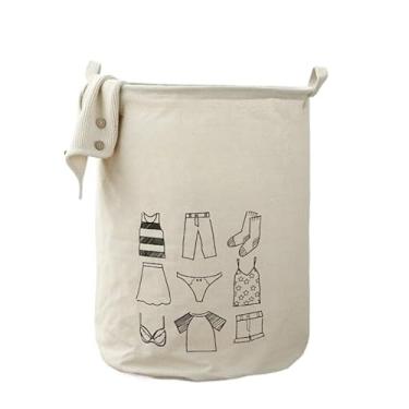 Imagem de Cesto Organizador Multiuso Dobrável–Impermeável, Compacto e Resistente – Ideal para Roupa Suja, (Washday)