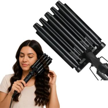 Imagem de Modelador De Cachos Ondas Triondas 74 Mm Sokany Profissional - bbless
