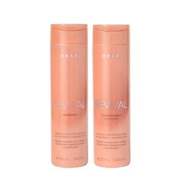 Imagem de Kit Braé Revival Reconstrutor Shampoo 250ml e Condicionador 250ml