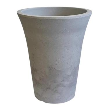 Imagem de Vaso Plantas Polietileno Harmony 55cm Cimento Queimado Japi