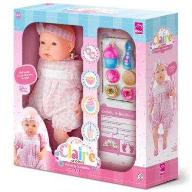 Imagem de Boneca Claire Primeiras Comidinhas Acessórios 5418 - Roma