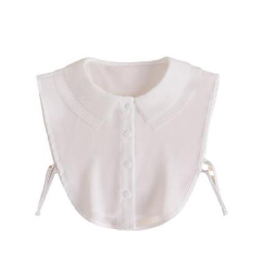 Imagem de Gola plissada removível para vestidos e suéteres femininos - Yiweisai