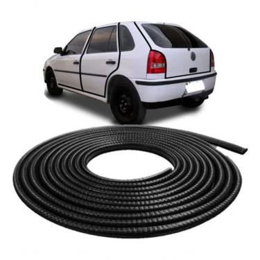 Imagem de Kit 10m Borracha 7x14mm Couro De Cobra Gol Bola Gol Quadrado [f103]