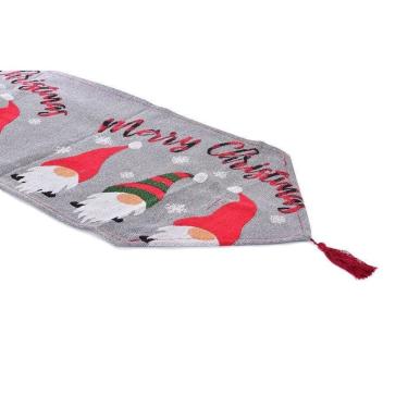Imagem de Caminho De Mesa Noel Gnomos Hatti 33X180Cm Decoração