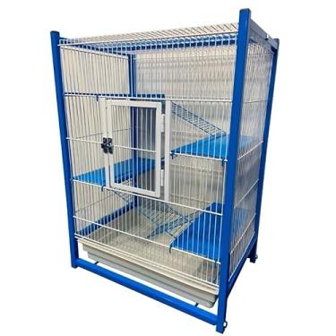 Imagem de Gaiola Para Roedores - Uma Moradia Para Hamsters E Porquinhos-Da-íNdia(Azul)