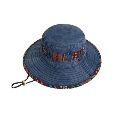 Imagem de Chapéu Balde para Verão - Proteção Solar para Camping, Pesca e Hiking 