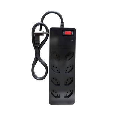 Imagem de Filtro de Linha iCLAMPER Energia 8 com Proteção contra Surtos Elétricos(DPS) 8 Tomadas, 3 Pinos, 10 Amperes para PC, Notebook, Roteador, Monitor, Impressora, PS5, Alexa e etc, Bivolt, Cabo de 1m