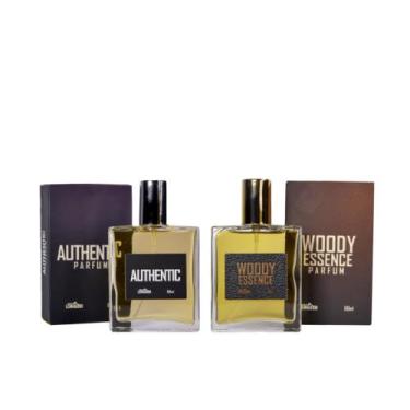 Imagem de Kit de Perfume Authentic + Perfume Woody Essence - Barba de Lenhador