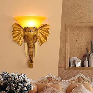 Imagem de Luminária de parede contemporânea em formato de anjo, com LED, estilo americano criativo, ideal para sala de estar, quarto, escritório, casa de campo, hotel, quarto infantil, café, restauran