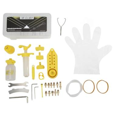 Imagem de Xcello Kit de sangramento de freio de bicicleta Kit de sangramento de óleo de freio a disco hidráulico de alta resistência para Shimano, reparo de freio