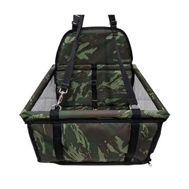 Imagem de Cadeirinha Para Pet No Carro Até 10kg, Assento De SegurançA Para CãEs E Gatos Pequenos(Camuflado)