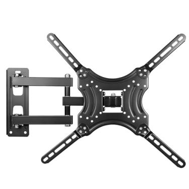 Imagem de Suporte Articulado de Parede para TV 16–63 Polegadas, Compatível com TVs Planas e Curvas (VESA Máx. 400x400), Ajuste Livre de Ângulo, Suporta Até 30 kg, Instalação Fácil – Preto