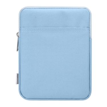 Imagem de Dadanism Capa acolchoada universal de 16 a 7 polegadas para eReader 2024 da Colorsoft Signature Edition de 17,8 cm e eReader Book de 15,2 cm, capa protetora para e-reader Kobo, azul Bondi